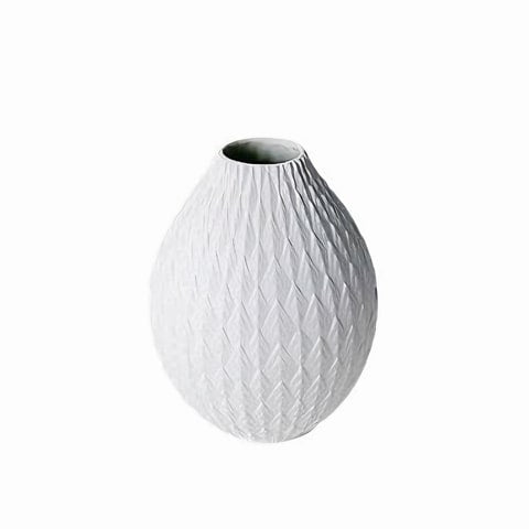 Vase Créatif Moderne à Motifs Blancs