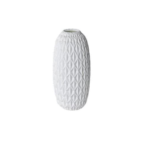 Vase Créatif Moderne à Motifs Blancs