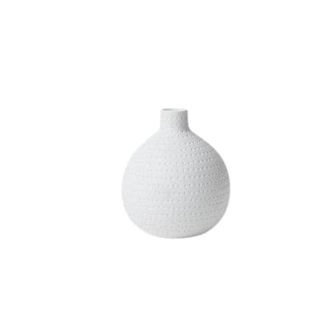 Vase Créatif Moderne à Motifs Blancs