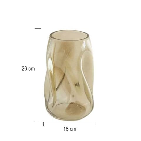 Vase Créatif Transparent Reflets Variés