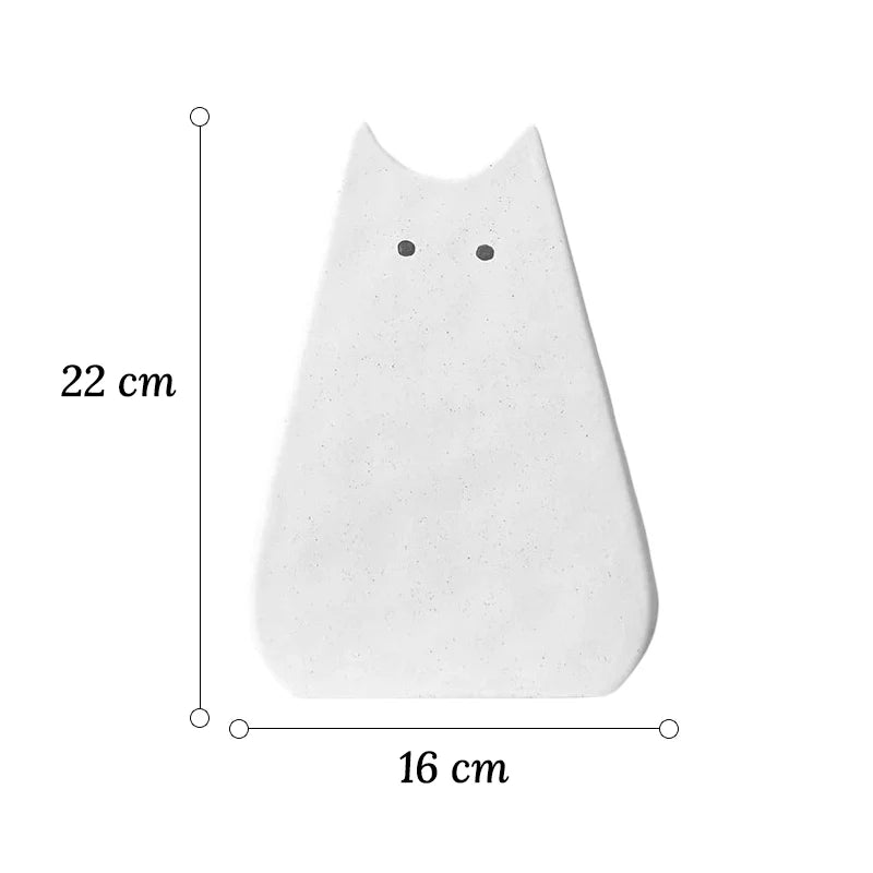 Vase Créatif Silhouette de Chat Original
