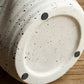Vase Cruche Vintage Blanc Moucheté
