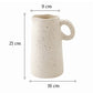 Vase Cruche Vintage Blanc Moucheté