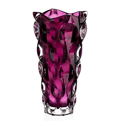Vase de Luxe Effet Cristal Coloré