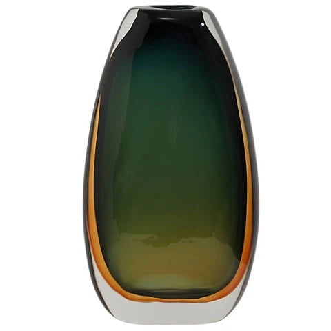Vase de Luxe en Verre Soufflé Bicolore