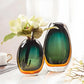 Vase de Luxe en Verre Soufflé Bicolore
