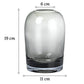 Vase Décoratif Gris ou Blanc Transparent