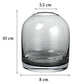 Vase Décoratif Gris ou Blanc Transparent
