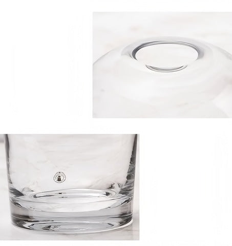 Vase Décoratif Gris ou Blanc Transparent