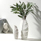 Vase Design Feuille d’Érable Blanc