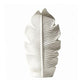 Vase Design Feuille d’Érable Blanc