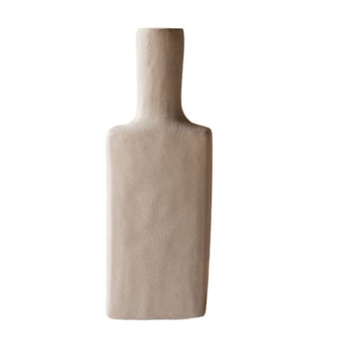 Vase Design Poterie Blanche Vintage