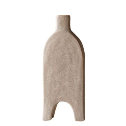 Vase Design Poterie Blanche Vintage