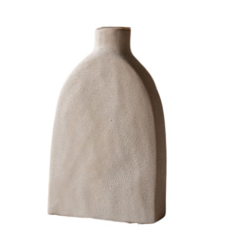 Vase Design Poterie Blanche Vintage