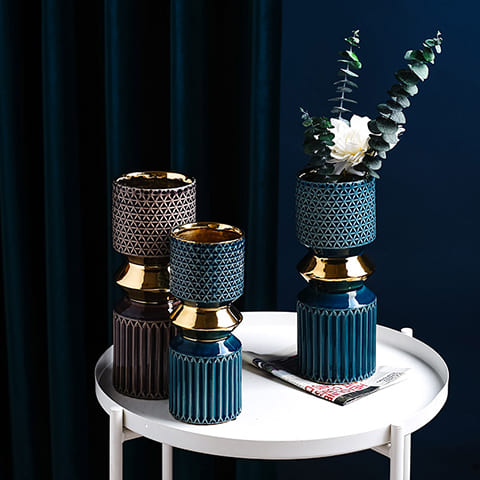 Vase Design Touche Luxueuse Courbe Audacieuse