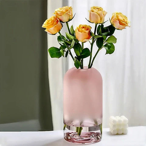 Vase Dôme Rose Décoratif