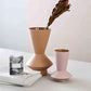 Vase Effet Givré Couleurs Variées