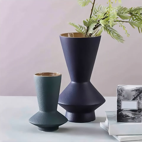 Vase Effet Givré Couleurs Variées