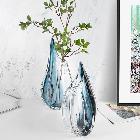 Vase Élégant Bleu Dégradé