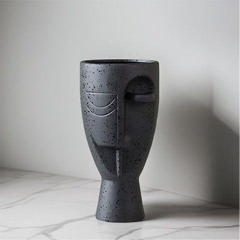 Vase en Forme de Visage Style Nordique