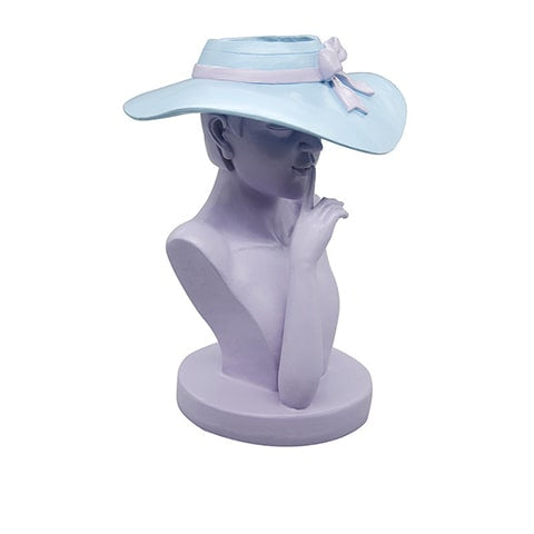 Vase Femme au Chapeau