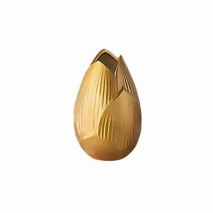 Vase Fleur de Lotus Couleur Or