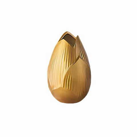 Vase Fleur de Lotus Couleur Or