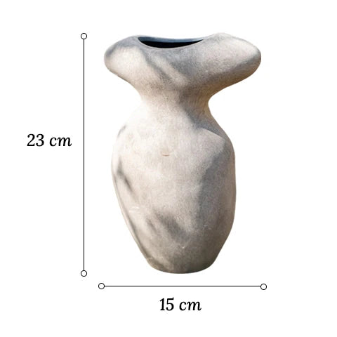 Vase Forme Champignon Vieilli