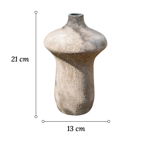 Vase Forme Champignon Vieilli