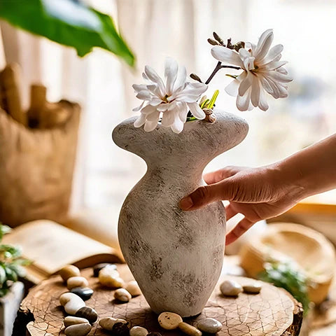 Vase Forme Champignon Vieilli