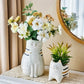 Vase Forme Chat Blanc