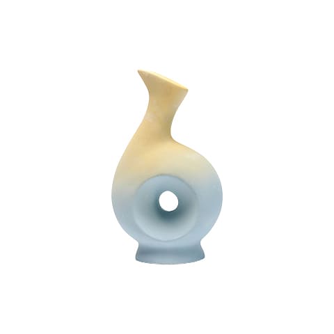 Vase Forme Irrégulière Pastel Dégradé