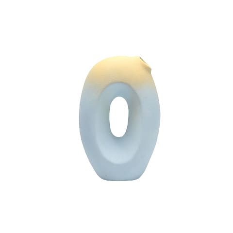 Vase Forme Irrégulière Pastel Dégradé