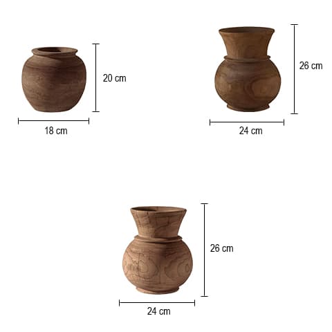 Vase Forme Pot Rétro