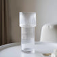 Vase Forme Torche Transparent Rayé
