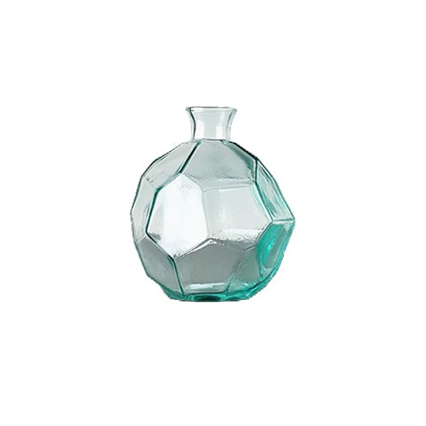 Vase Géométrique Polygonale Transparent