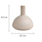 Vase en Grès Beige Couleur Naturelle