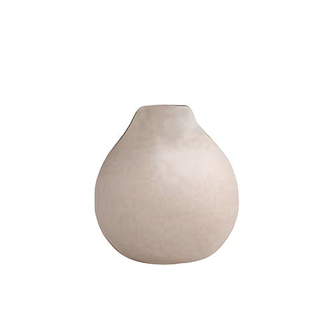 Vase en Grès Beige Couleur Naturelle