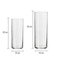 Vase Longiligne Transparent Décoratif