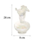 Vase Luxueux Design Raffiné Rond Col Ondulé Nacré