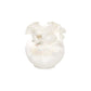 Vase Luxueux Design Raffiné Rond Col Ondulé Nacré