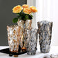 Vase Luxueux Reflet Or ou Gris
