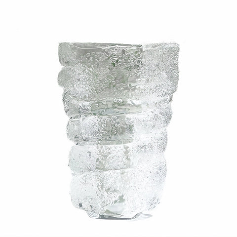 Vase Luxueux Spirale Effet Glacier