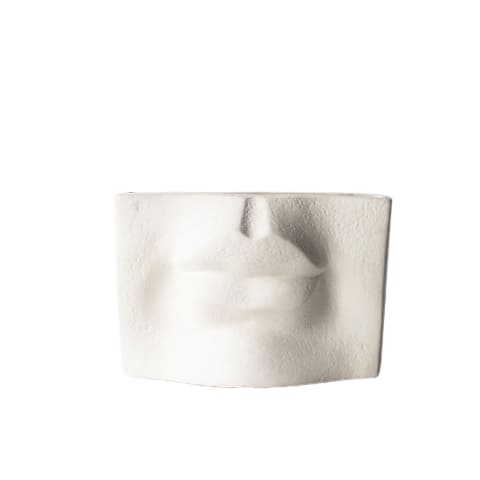 Vase Minimaliste Blanc Quatre Sens Éloquent