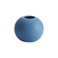 Vase Minimaliste Effet Granité Bleu