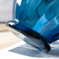 Vase Moderne Amphore Bleu avec Anses