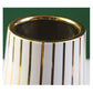Vase Moderne Blanc Motifs Dorés