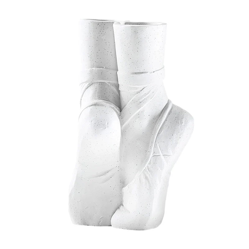 Vase Moderne Chaussures de Ballet Noir ou Blanc