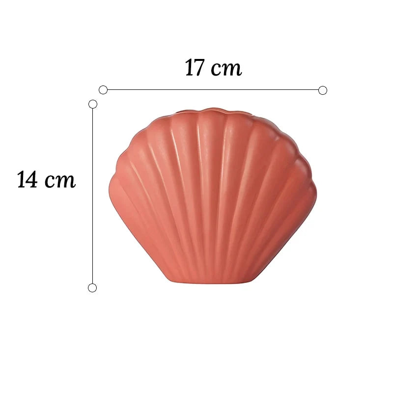 Vase Moderne Coquille Saint-Jacques Couleurs Variées