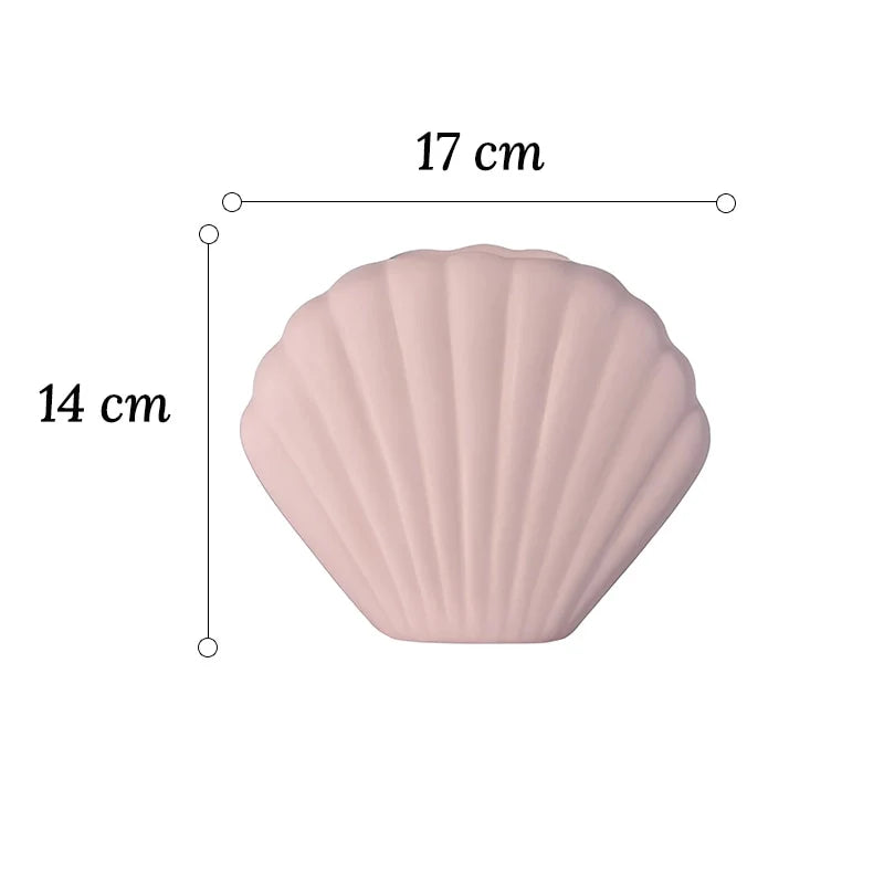 Vase Moderne Coquille Saint-Jacques Couleurs Variées